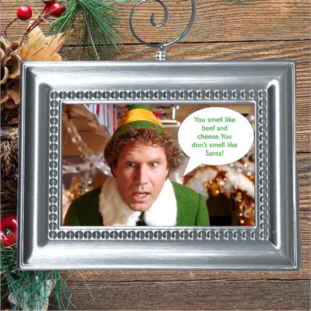 Buddy The Elf Movie Memorabilia Funny Quote Christmas Tree Ornament